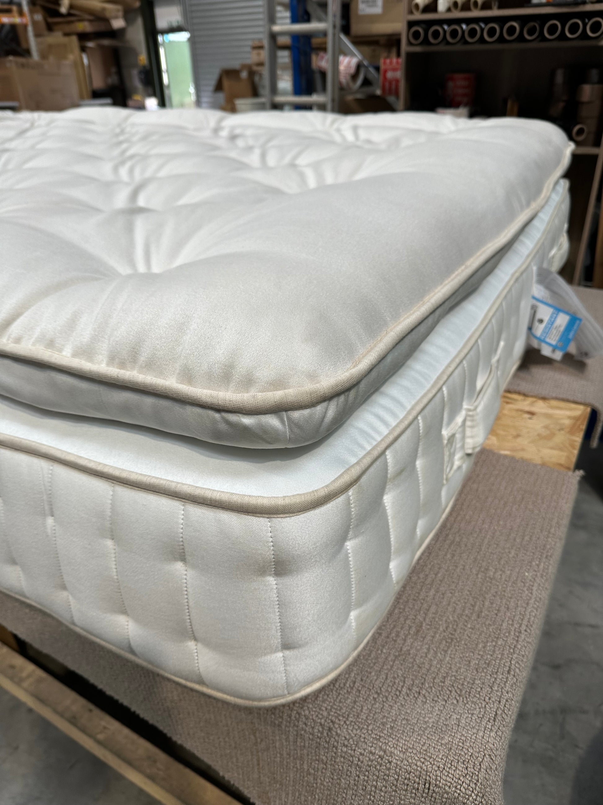 John Lewis British Natural Collection Cotswold Pillowtop 10250 Mattress, Regular Tension, King Size Firmer