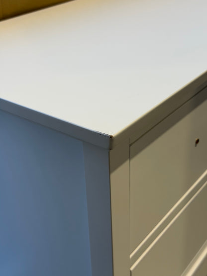 John Lewis Chest of Drawer White Wilton 7 Drawer Chest