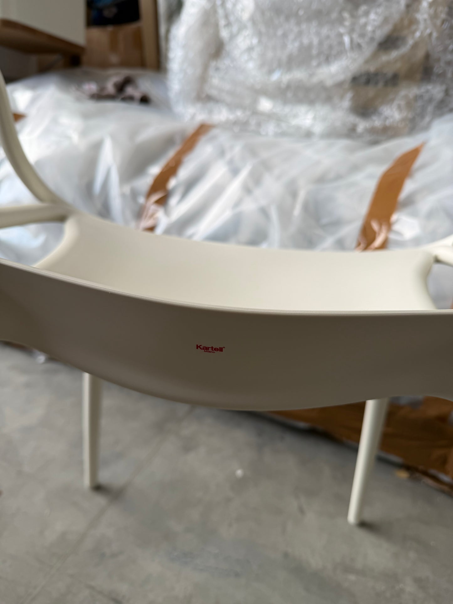 Kartell Philippe Starck for Kartell Masters Chair, White