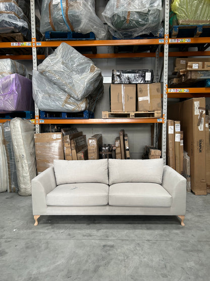 John Lewis Sofa Belgrave Large 3 Seater Linen Natural