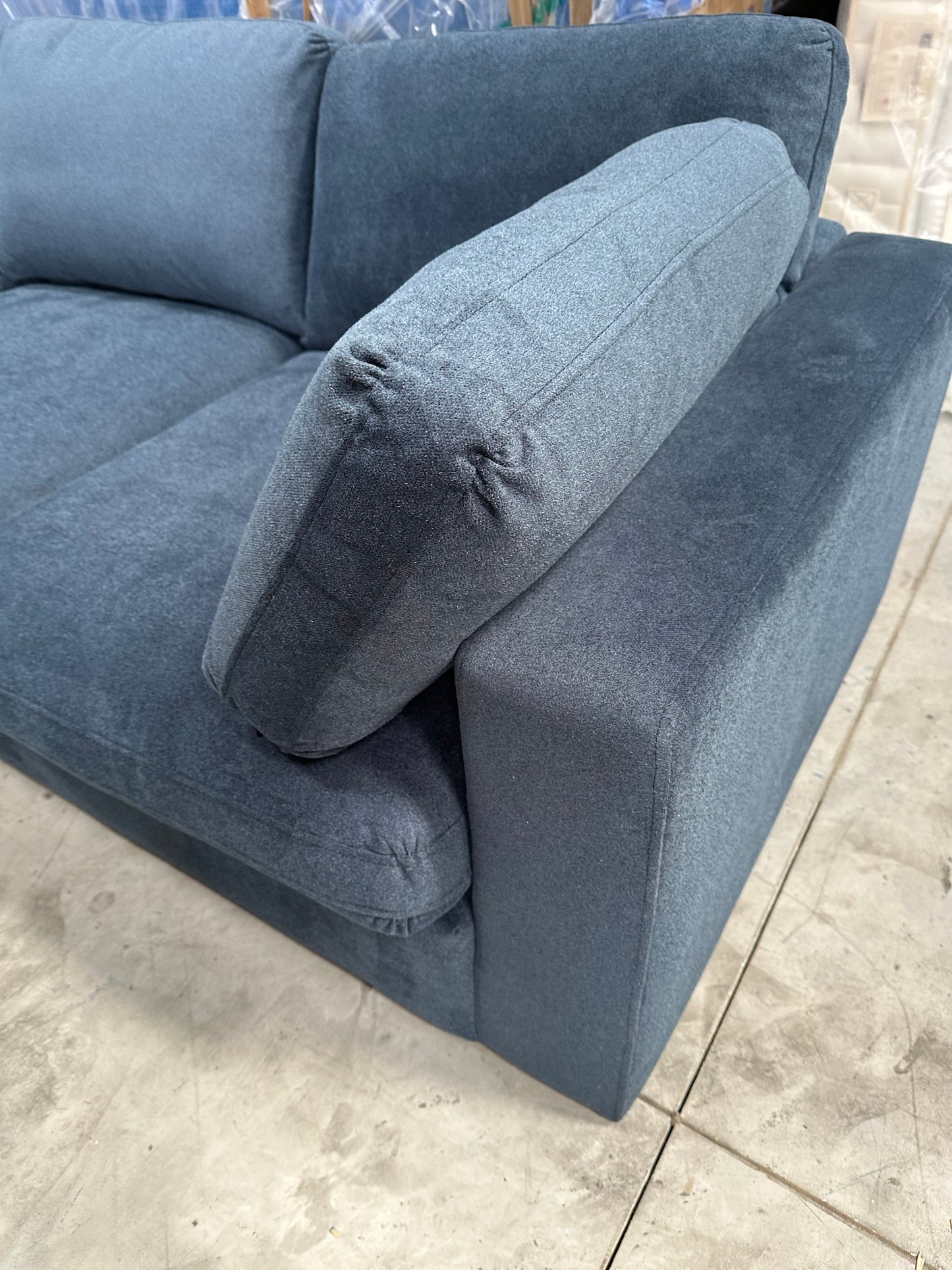 Swoon Seattle Large 3 Seater Sofa, Smart Wool Indigo