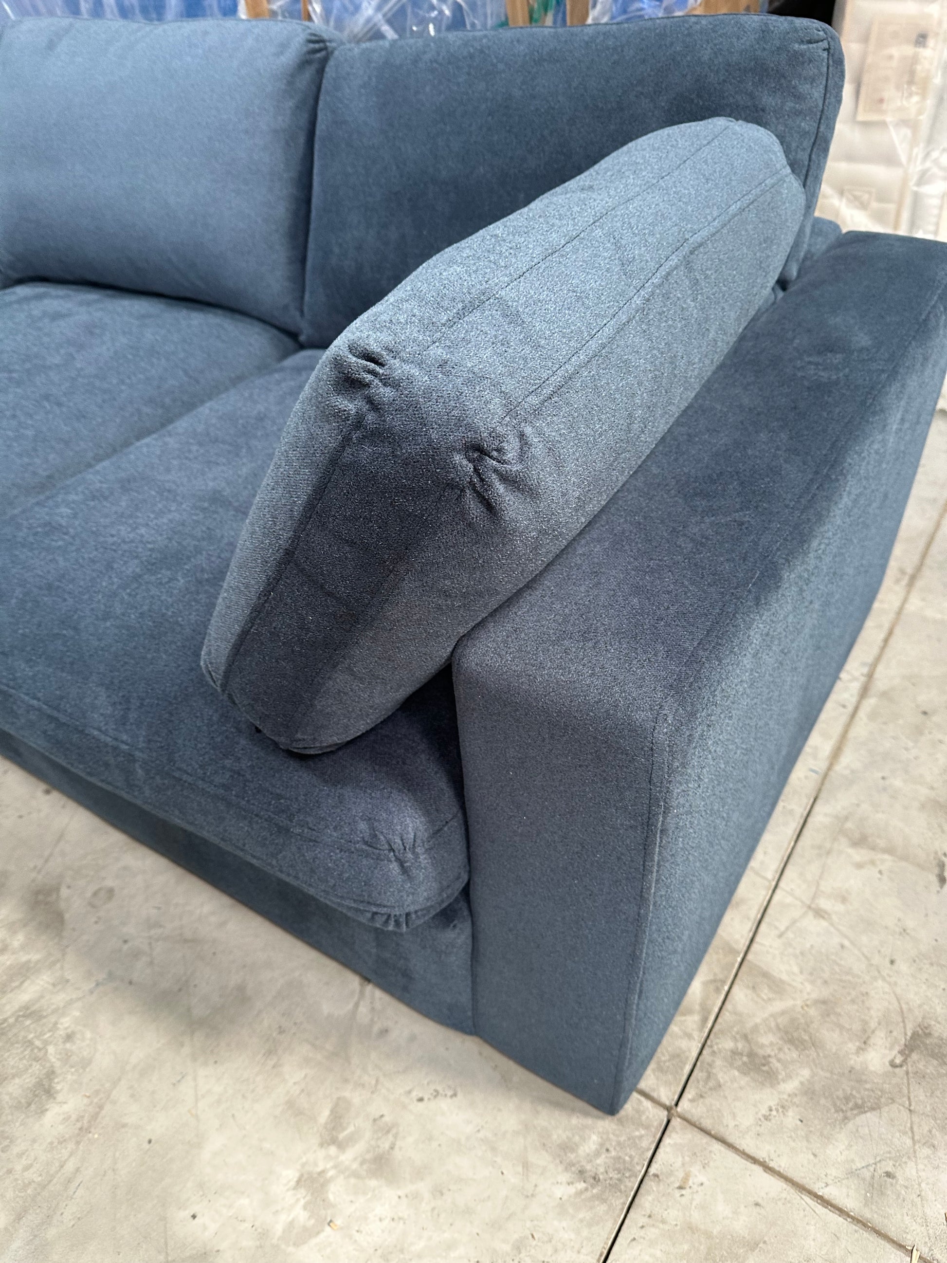 Swoon Seattle Large 3 Seater Sofa, Smart Wool Indigo