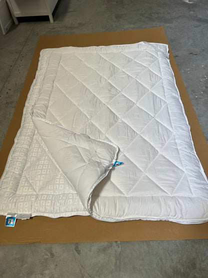 John Lewis Double Mattress Topper Synthetic Soft Touch Washable Dual Layer 6cm Deep