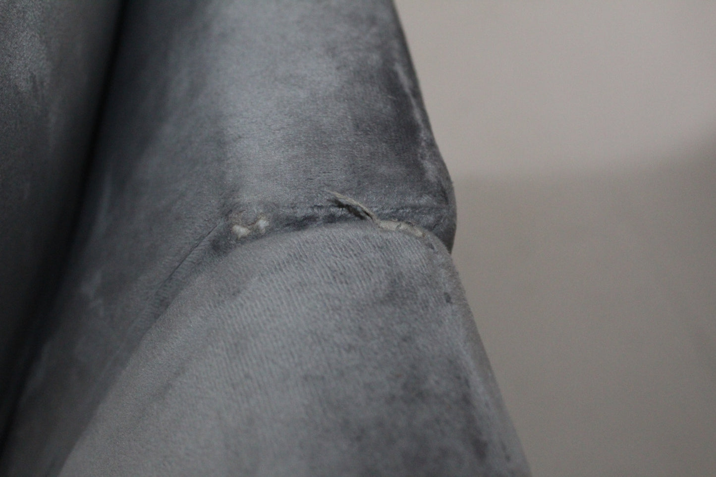 John Lewis Bailey II 4 Seater LHF Chaise End Sofa In velvet steel