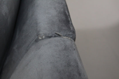 John Lewis Bailey II 4 Seater LHF Chaise End Sofa In velvet steel