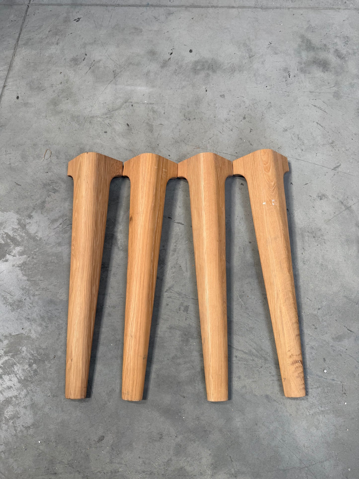 Set of 4 Genuine John Lewis Ebbe Gehl Mira Dining Table Wooden Legs – Oak Finish Replacement Legs