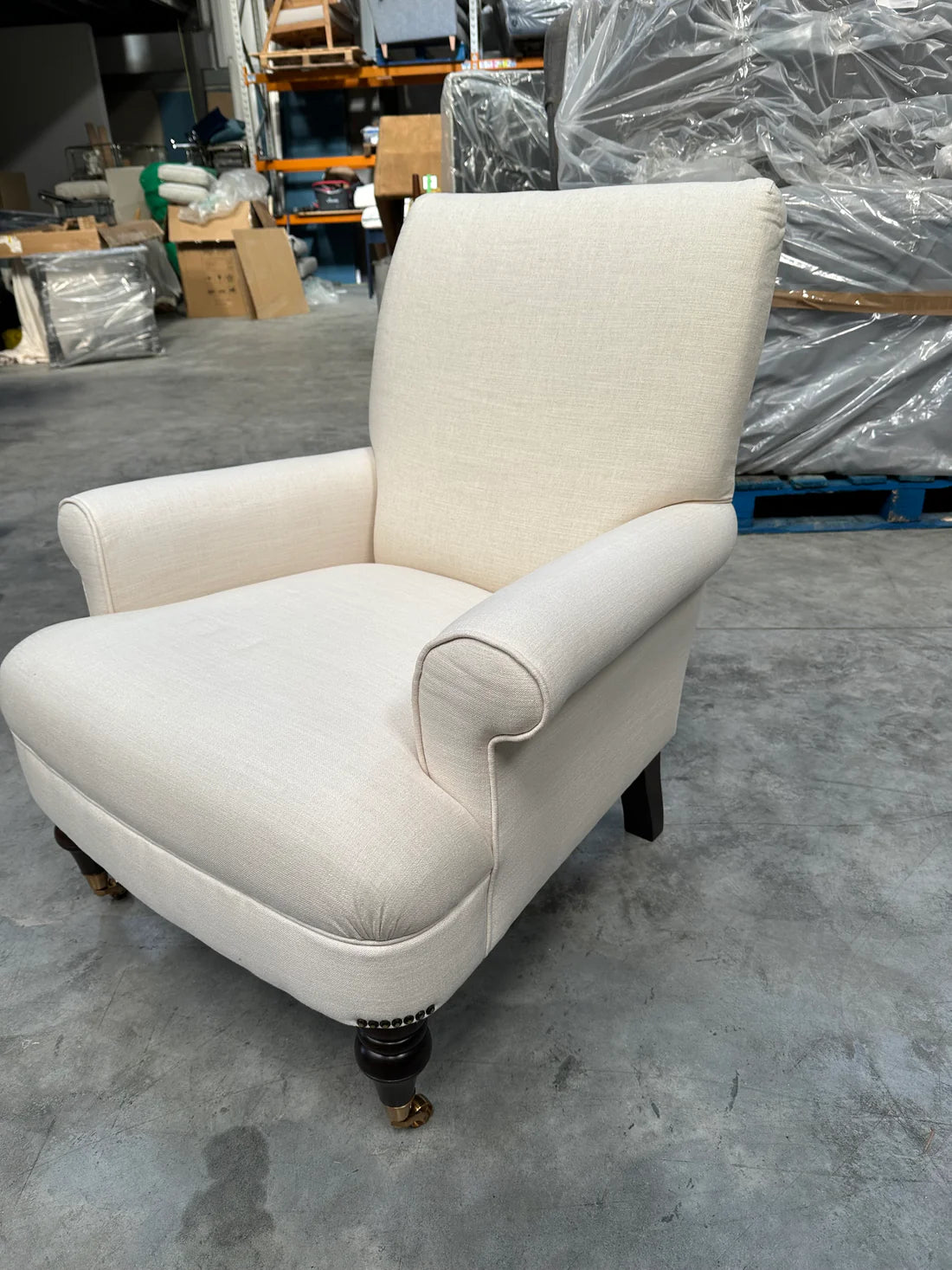 John Lewis Suffolk Armchair Natural Dark Leg