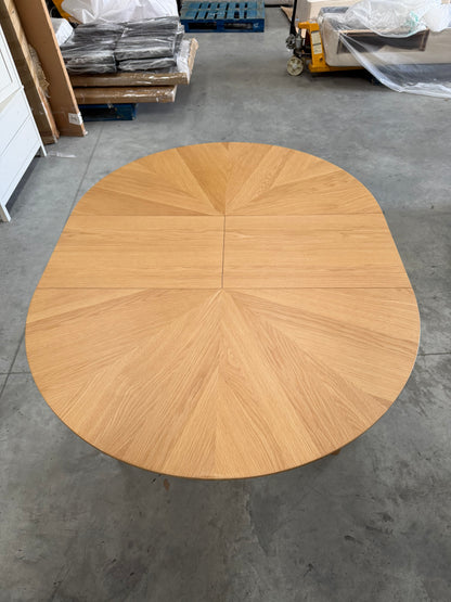 John Lewis Dining Table Round 4-6 Seater Notch