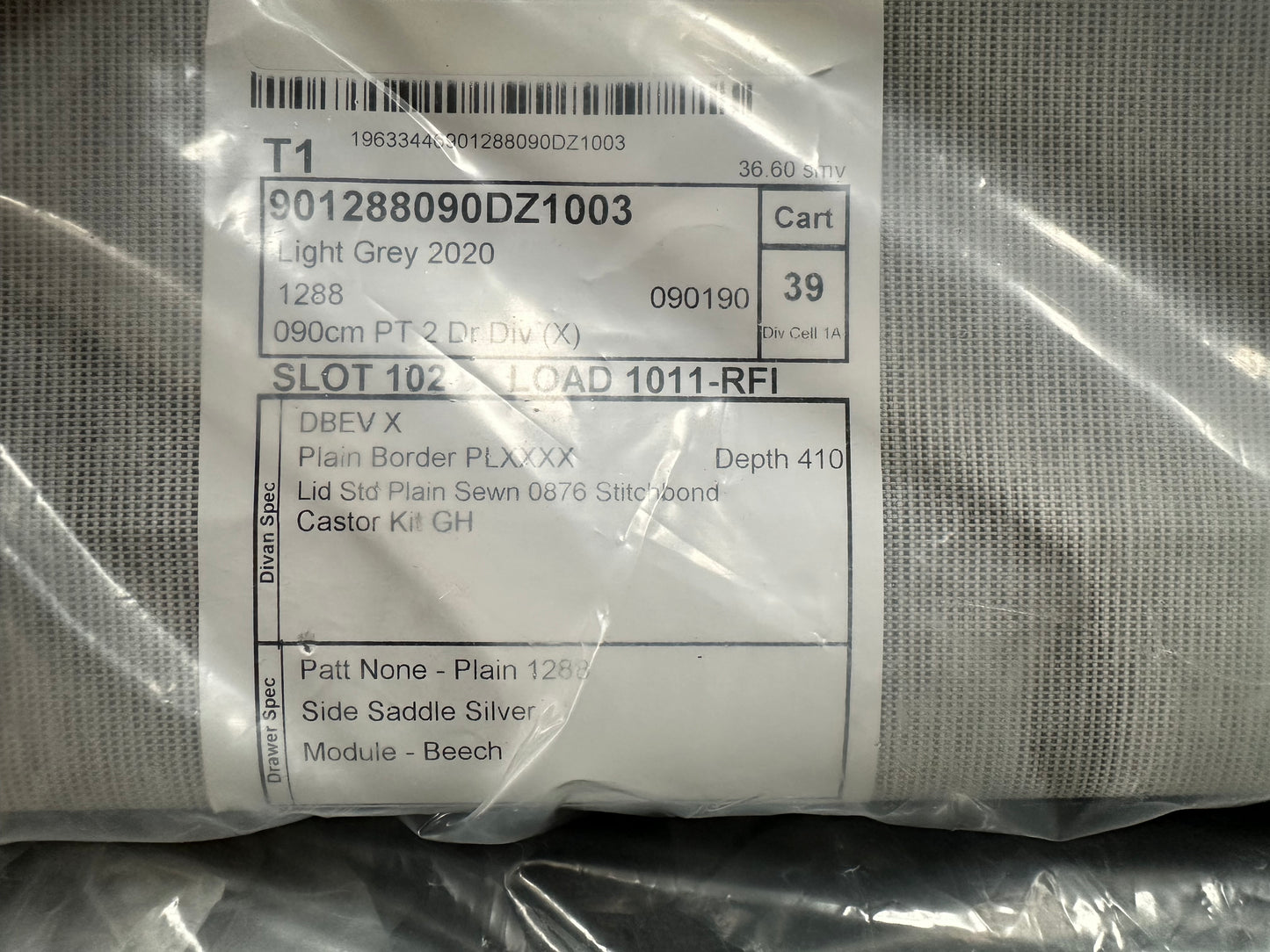 This is a 90cm bed frame and mattress?