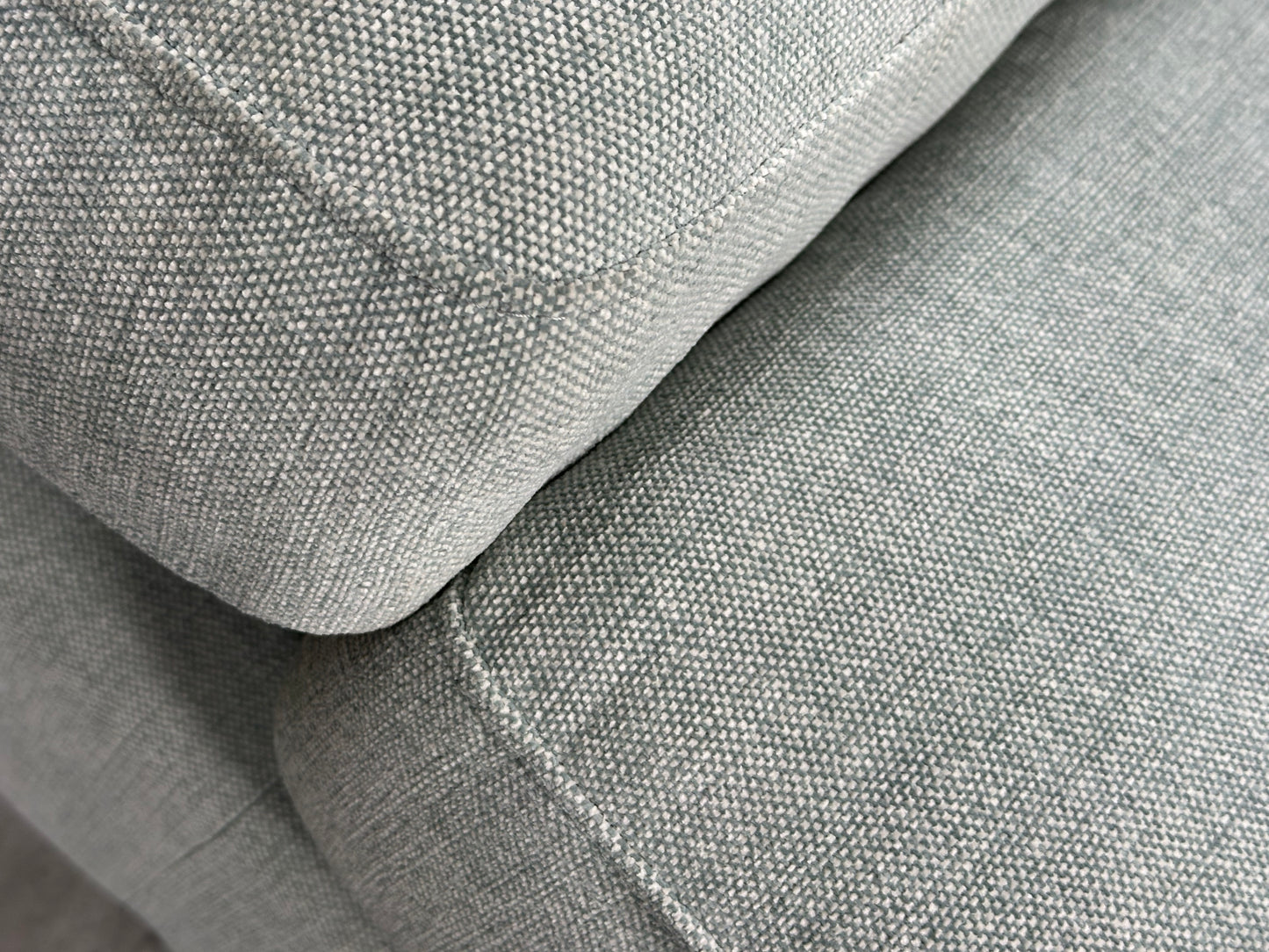 John Lewis Camden 5+ Seater RHF Corner End Chaise Unit, Light Leg, Easy Clean Chunky Chenille Seagrass