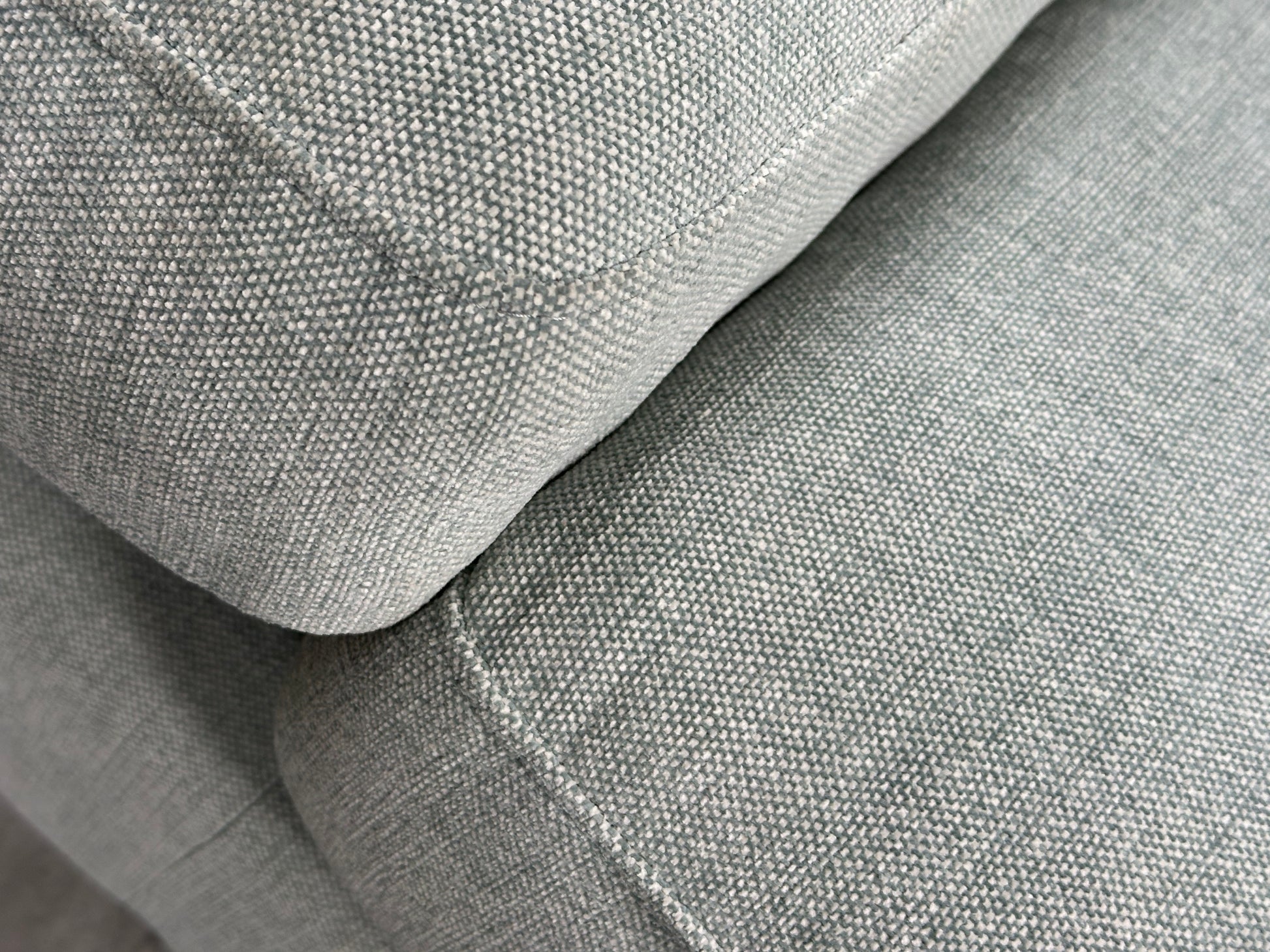 John Lewis Camden 5+ Seater RHF Corner End Chaise Unit, Light Leg, Easy Clean Chunky Chenille Seagrass