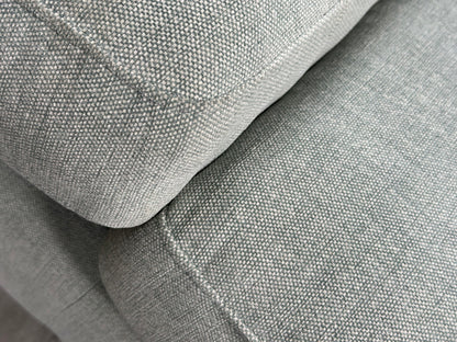 John Lewis Camden 5+ Seater RHF Corner End Chaise Unit, Light Leg, Easy Clean Chunky Chenille Seagrass