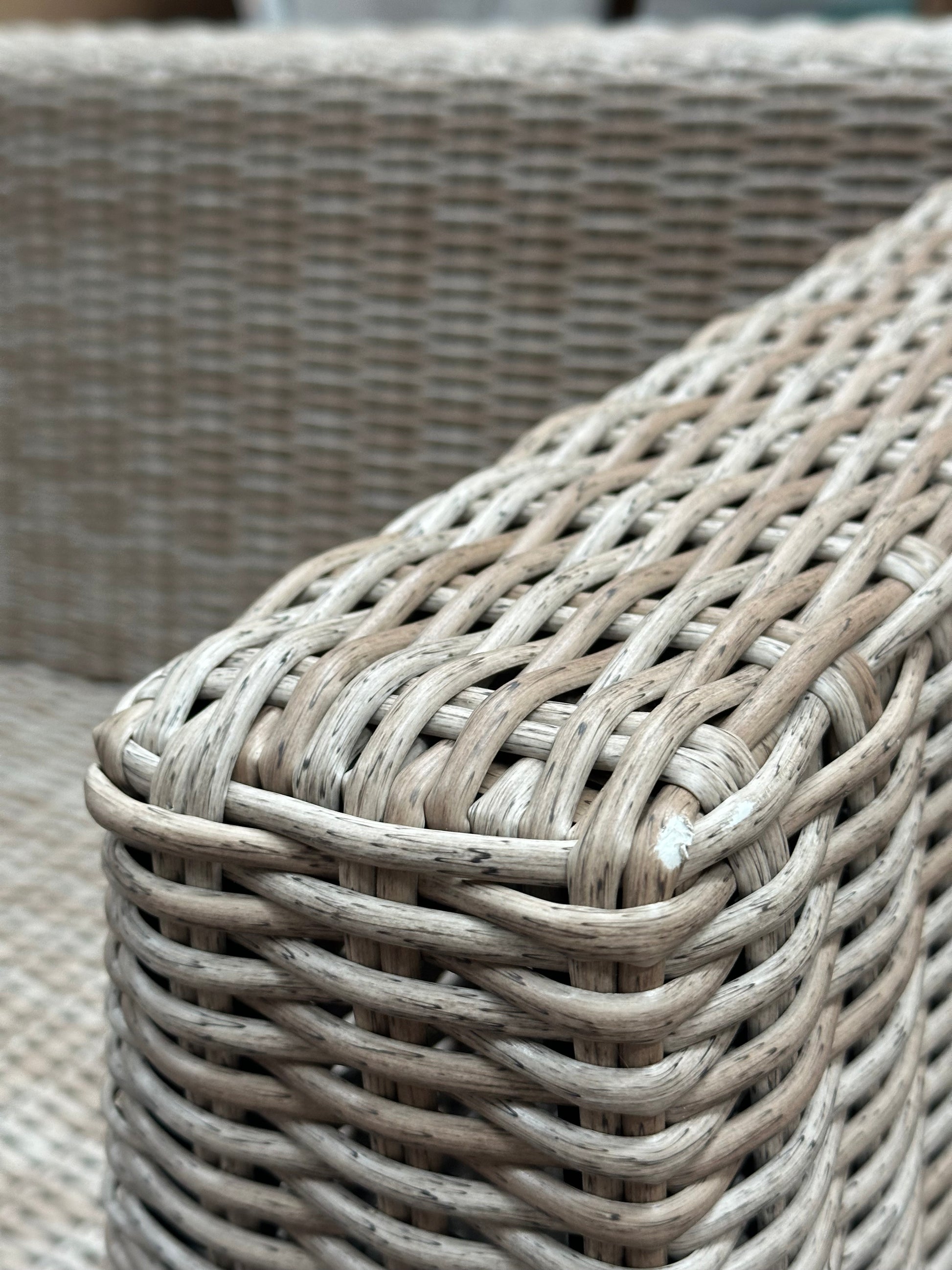 John Lewis Platform Rattan Modular 6-Seater Garden Lounging Set, Natural