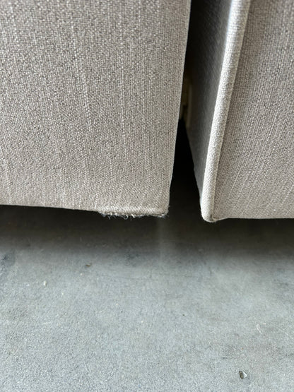John Lewis Pocket Sprung Divan Base Double Cotton Effect Beige