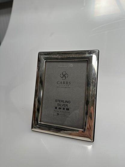 Carrs Berkeley Plain Photo Frame, Sterling Silver, 3.5 x 5" (9 x 13cm)