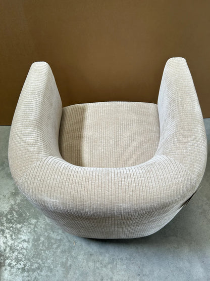 John Lewis Vila Tub Corduroy Armchair, Natural Living Room