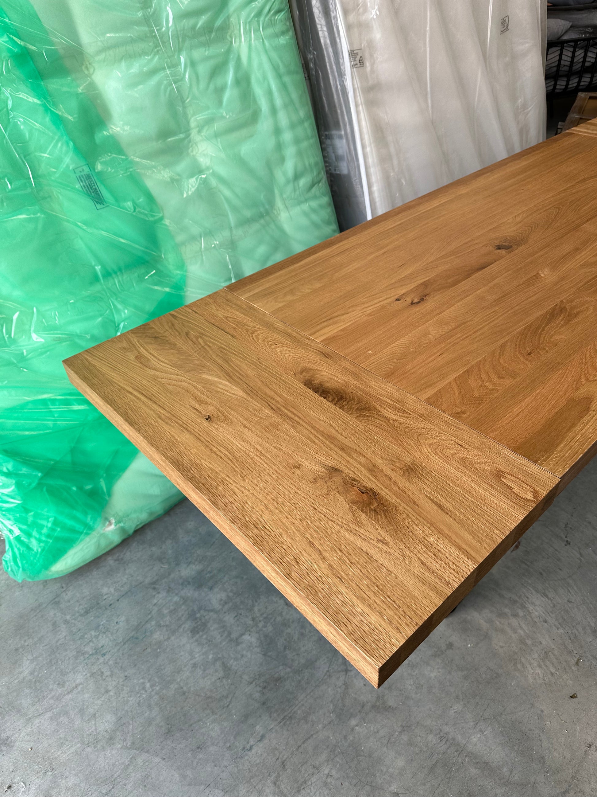 John Lewis Calia 6-10 Seater Extending Dining Table, Sold Oak