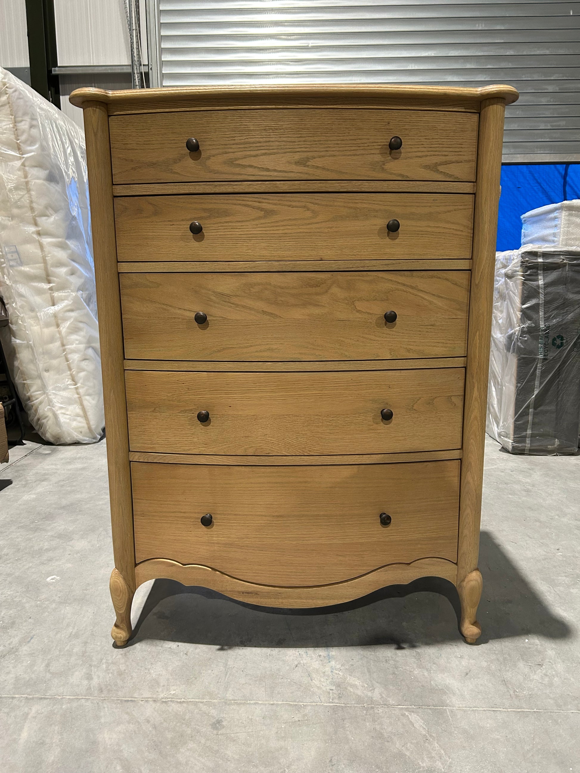 John Lewis Louis 5 Drawer Chest, Oak