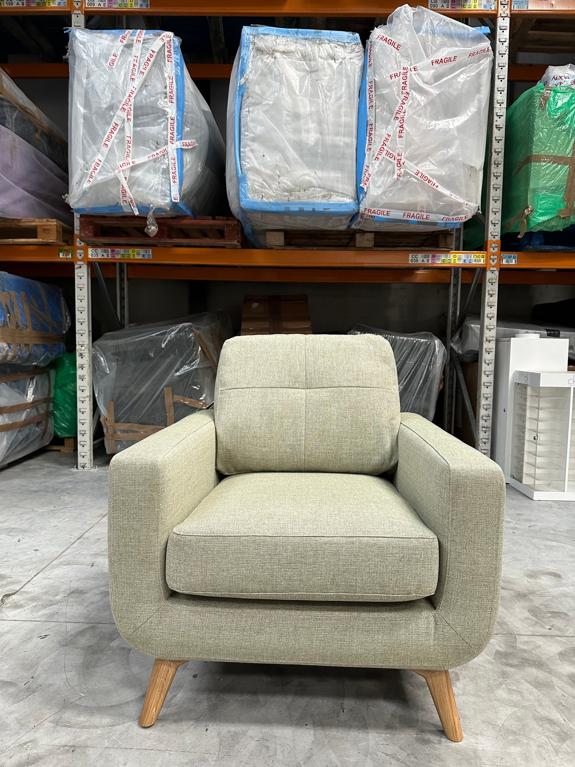 John Lewis Barbican Armchair Aquaclean Aston Green