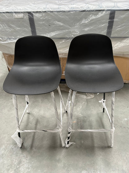 Whitby bar stool Black pair - LIST