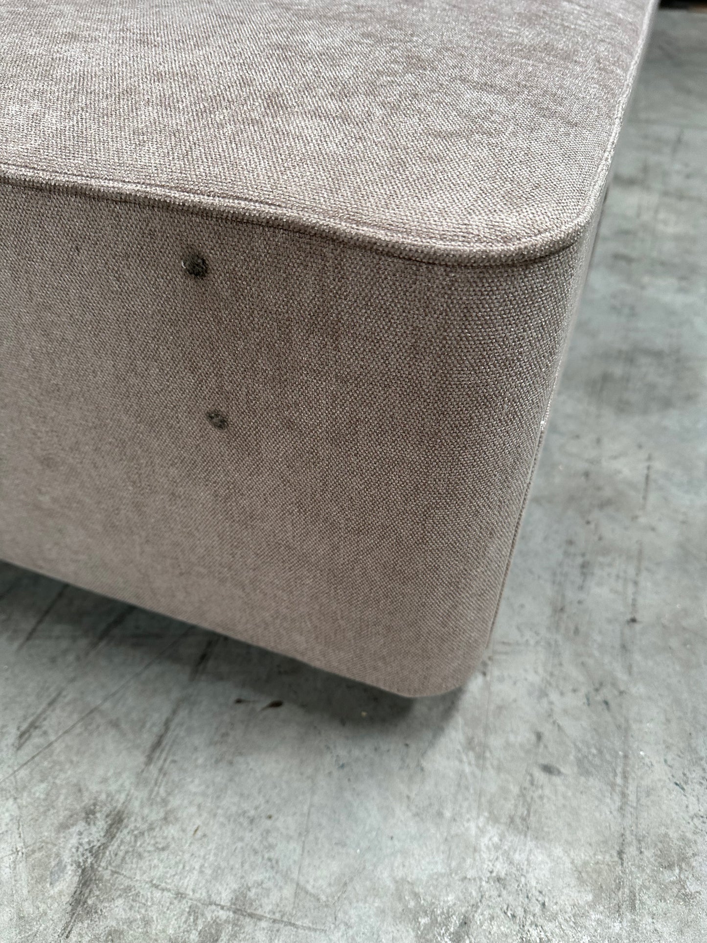 John Lewis Pocket Sprung 4 Drawer Divan Base, Double, Soft Touch Chenille Mole