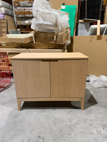 John Lewis Mira II 1 Drawer Small Sideboard, Oak