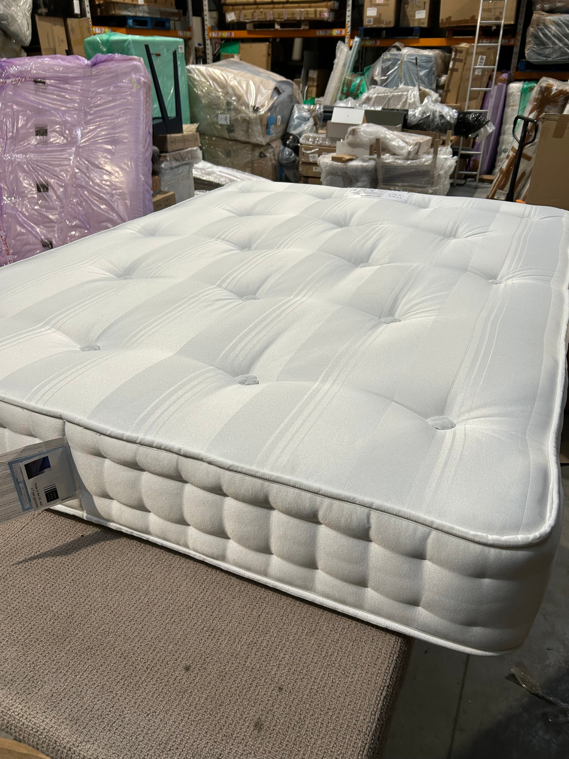 John Lewis Waitrose Wool NO 2 Pocket Spring Mattress Firm Tension King Size