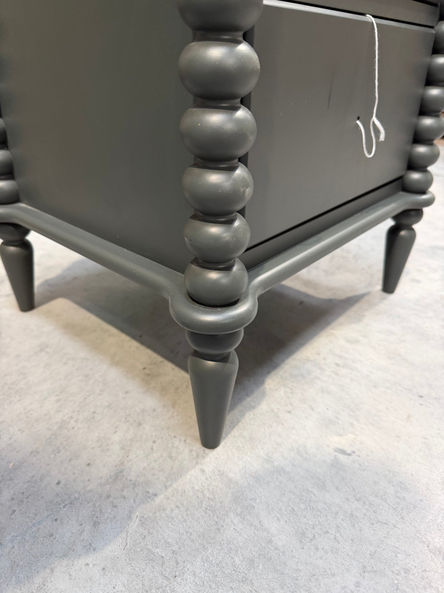 John Lewis Bobbin 2 Drawer Bedside Table Green