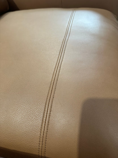 John Lewis Oliver II Leather Armchair Light Leg Selvaggio Congnac