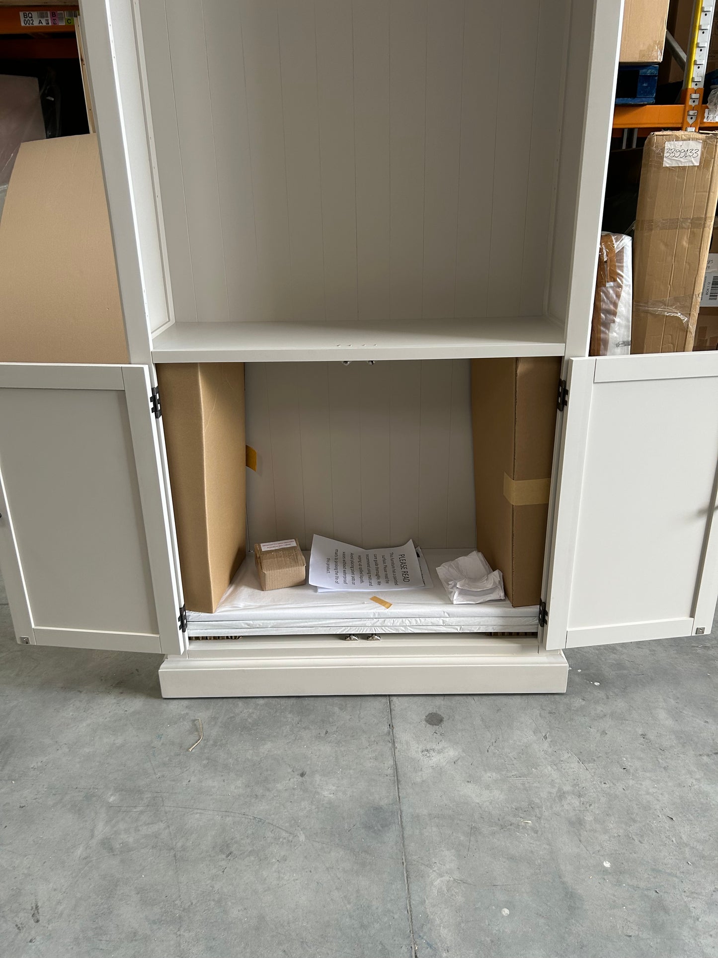 John Lewis Foxmoor Display Cabinet, FSC-Certified, Oak & Cream