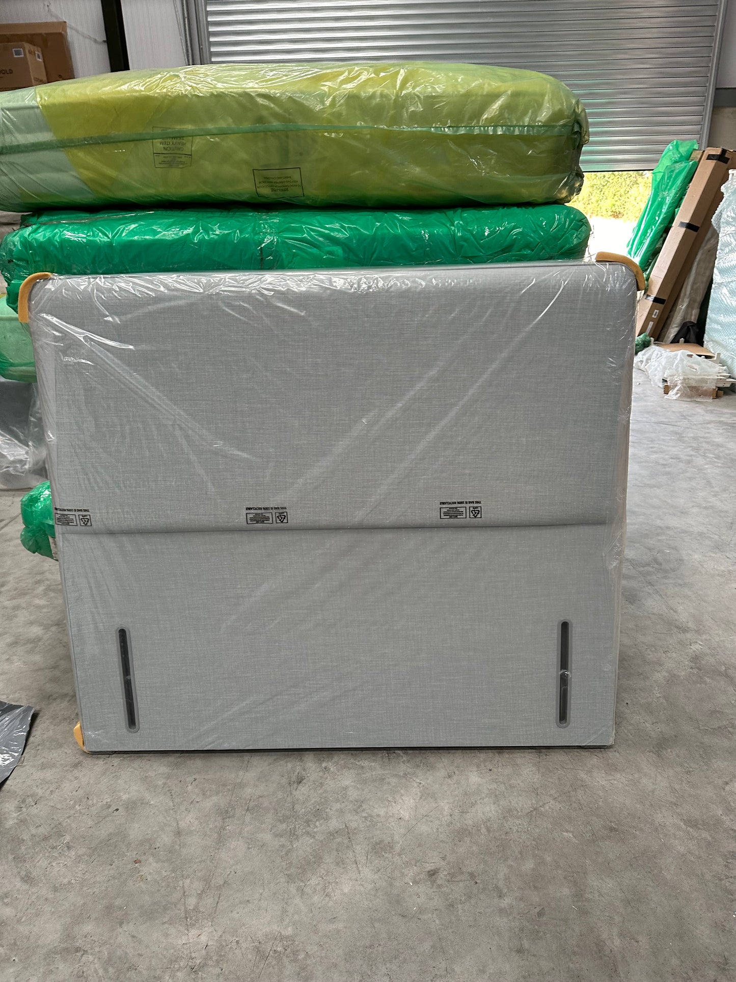 Hypnos Emily Full Depth Headboard, King Size, Linoso Sky