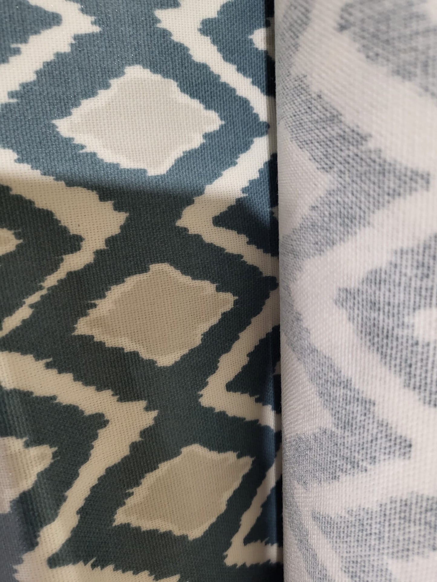 John Lewis Jero Ikat PVC Tablecloth Fabric, Slate 2.3M £15pm