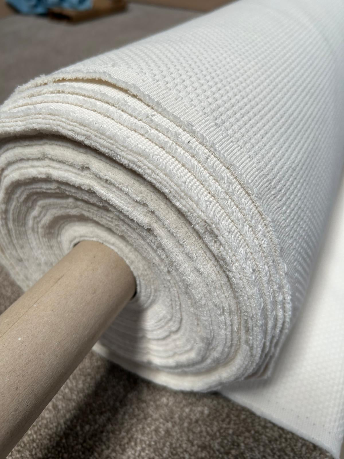 John Lewis recycled basketweave marshmallow 27m @ £25 meter