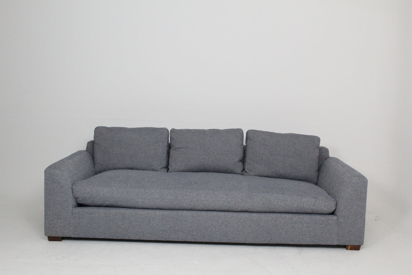 John Lewis Tortona Grand 4 Seater Sofa In Matilda AquaClean Steel