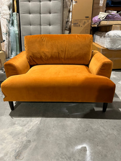 Swyft Model 05 Loveseat  Eco-Velvet Bronze