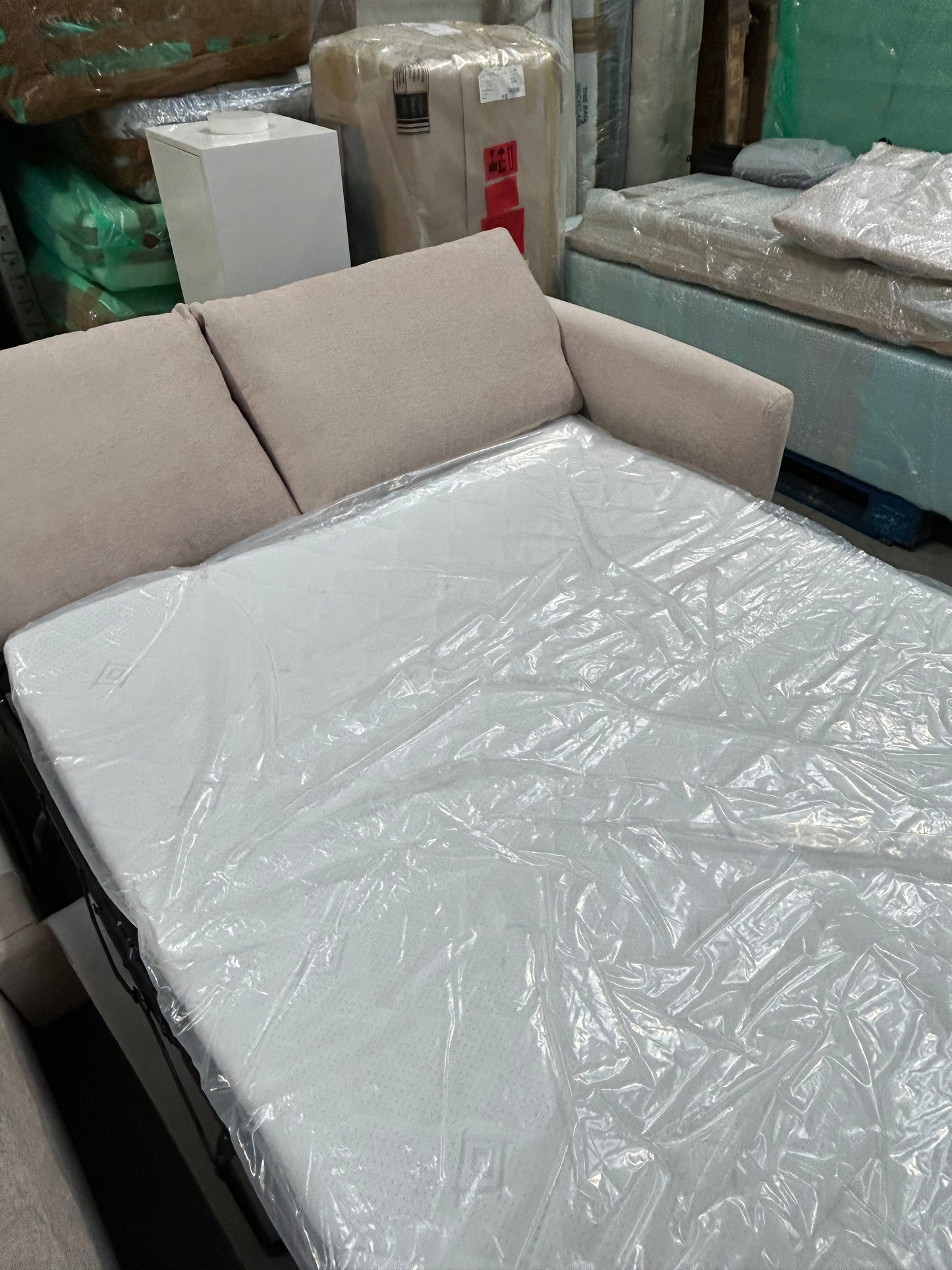 John Lewis Bailey II RHF Chaise End Sofabed Titan  Natural