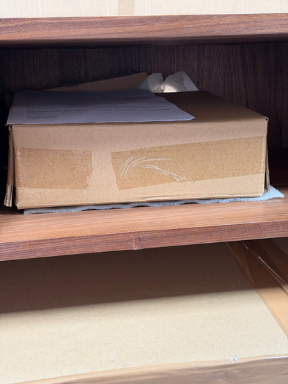 John Lewis Cara 2 Drawer Media Unit, American Black Walnut