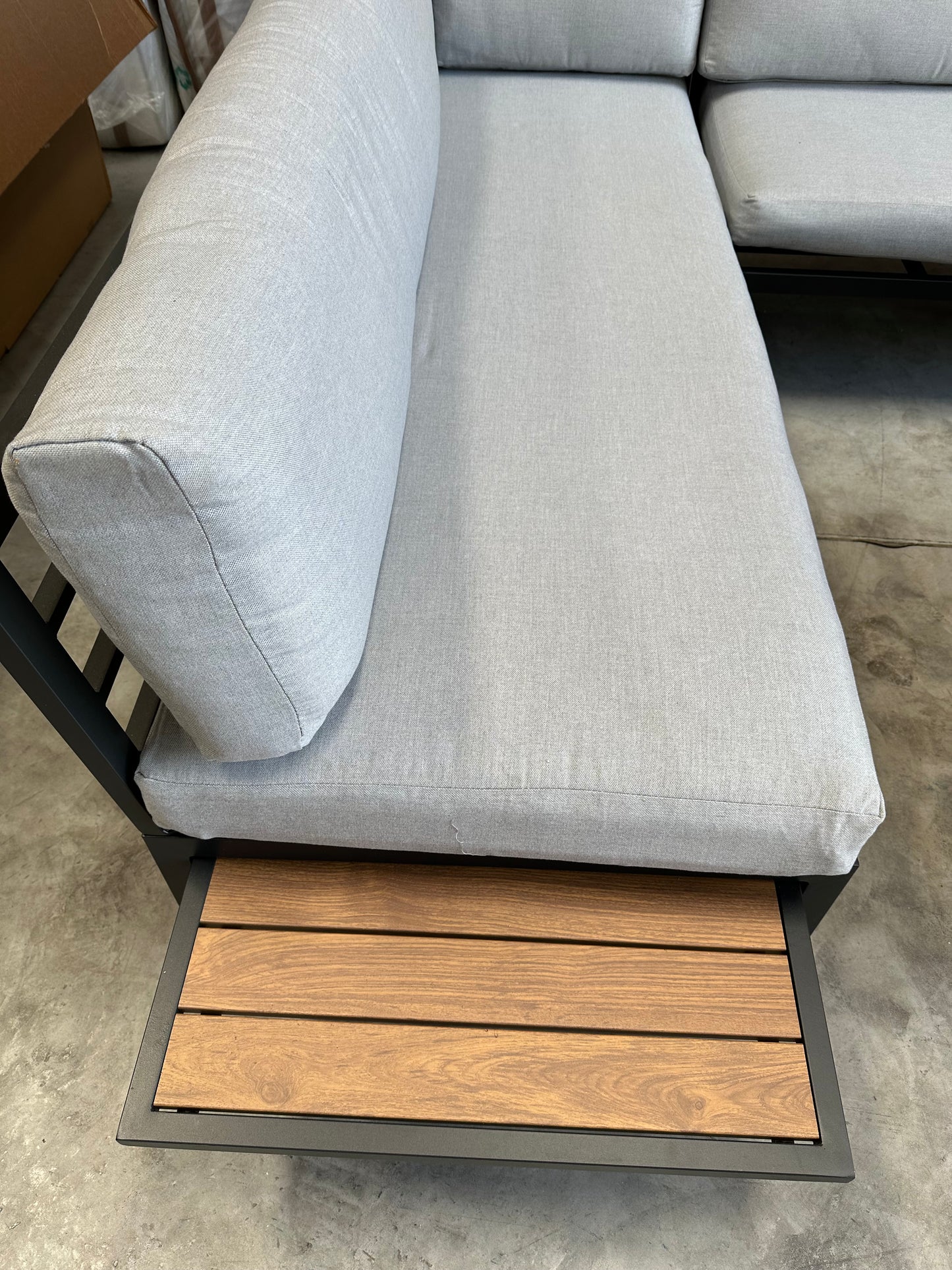 John Lewis Platform 4-Seater CornerJohn Lewis Platform 4-Seater Corner Garden Dining/Lounge Set with Height-Adjustable Table, Grey