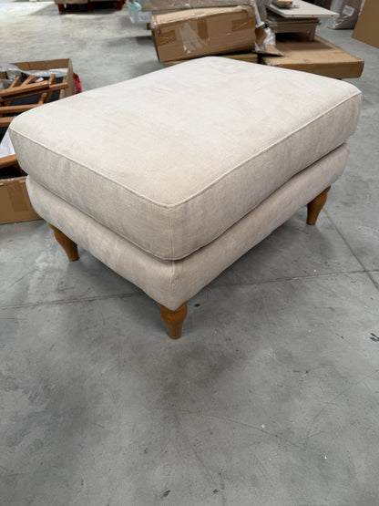 John Lewis Bailey II Footstool Aquaclean Titan Natural