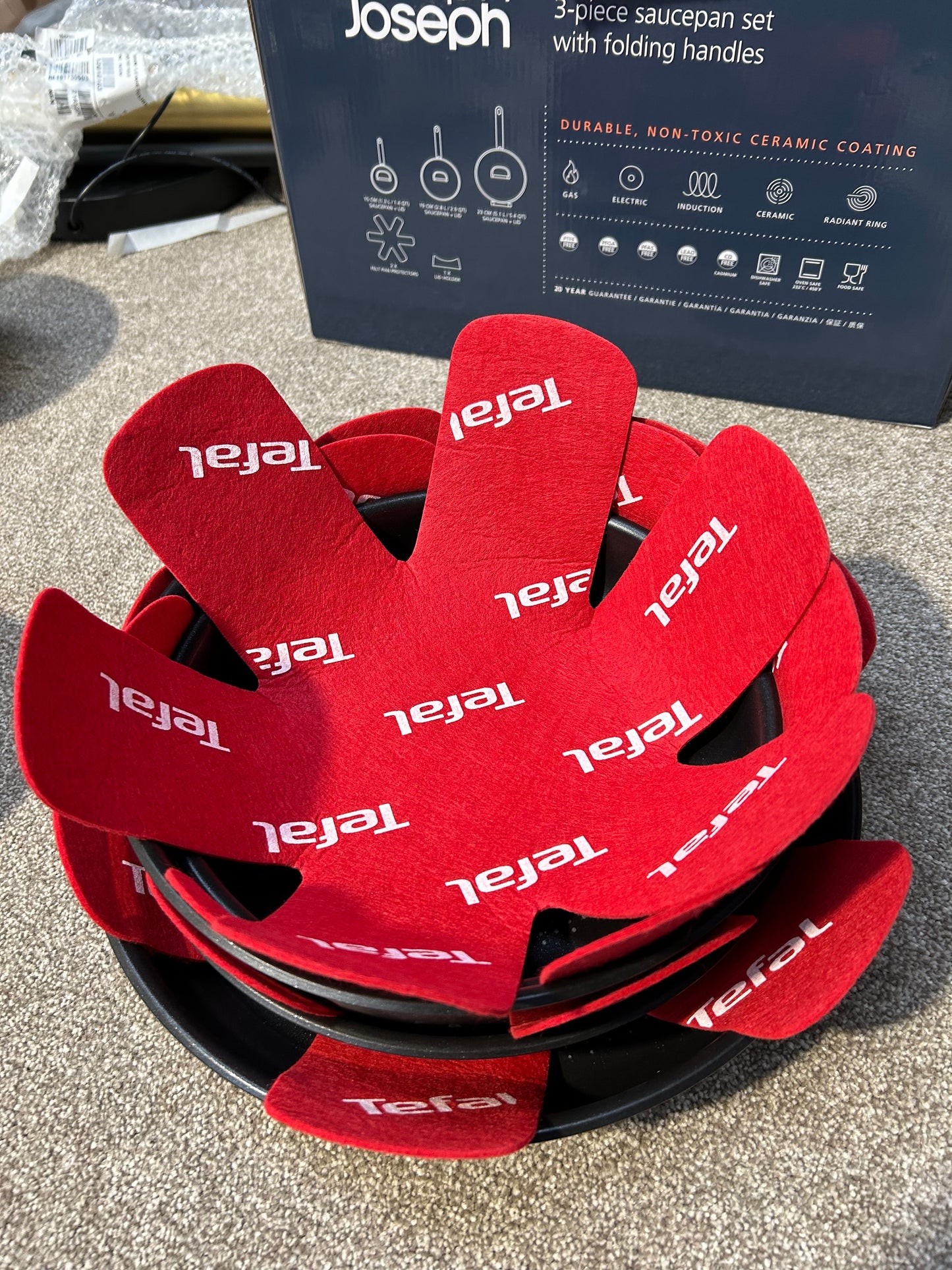 Tefal Ingenio Emotion Stainless Steel Pans, Lids & Utensils Set, 22 Piece