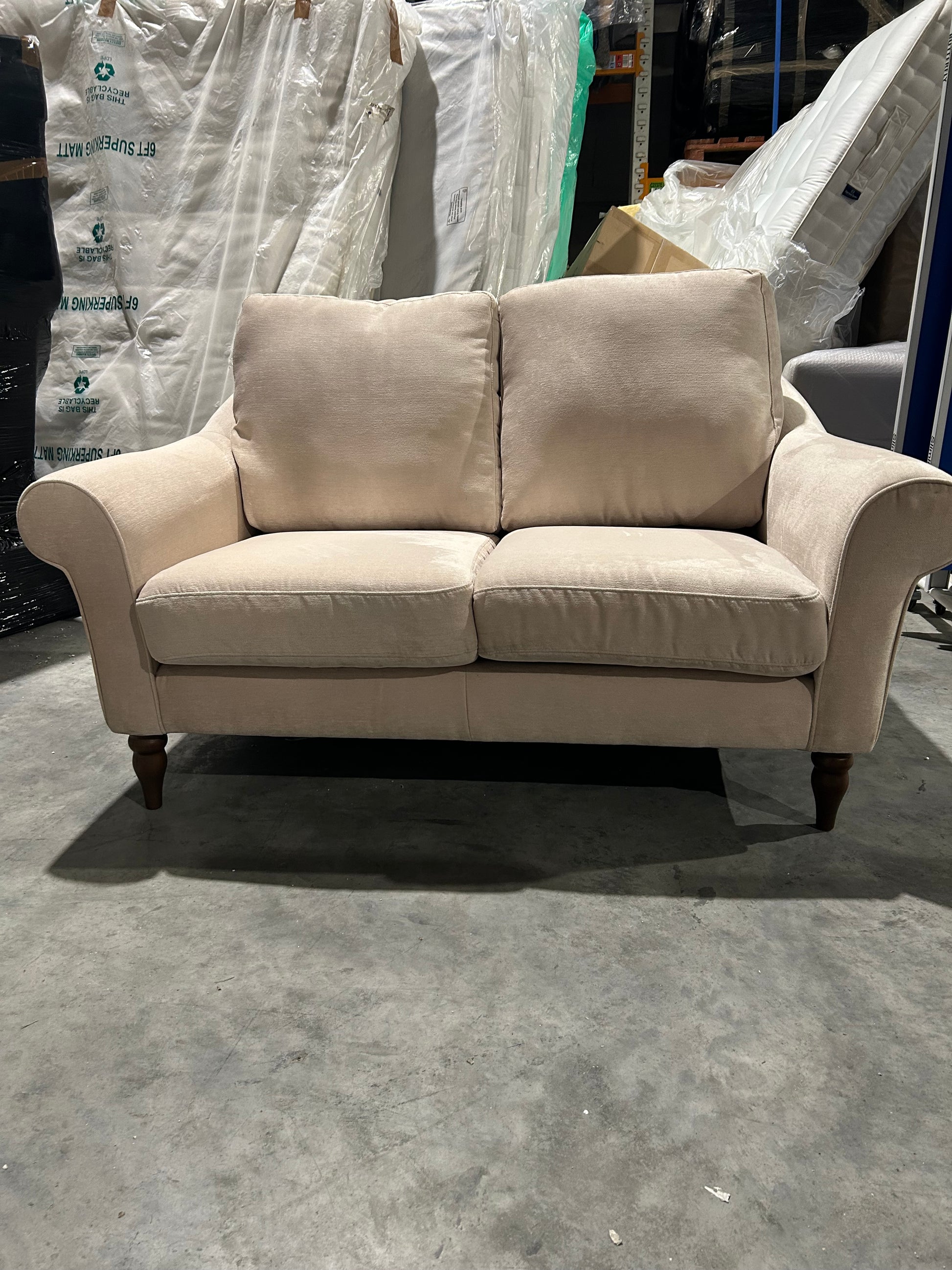 John Lewis Camber Small 2 Seater Sofa Aquaclean Titan Natural