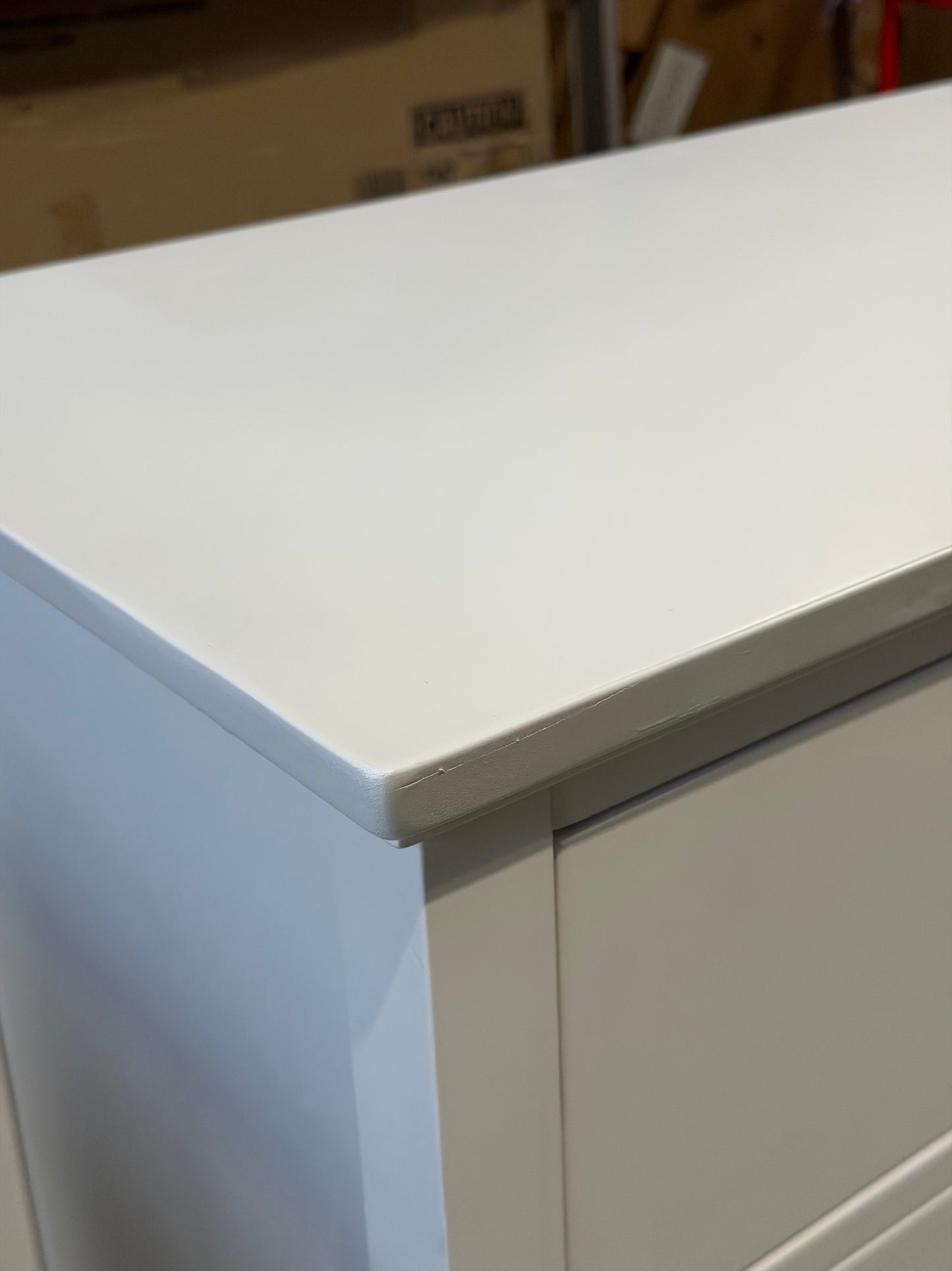 John Lewis Chest of Drawer White Wilton 7 Drawer Chest