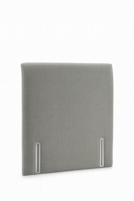 John Lewis Bedford Full Depth Headboard Single Cotton Effect Grey