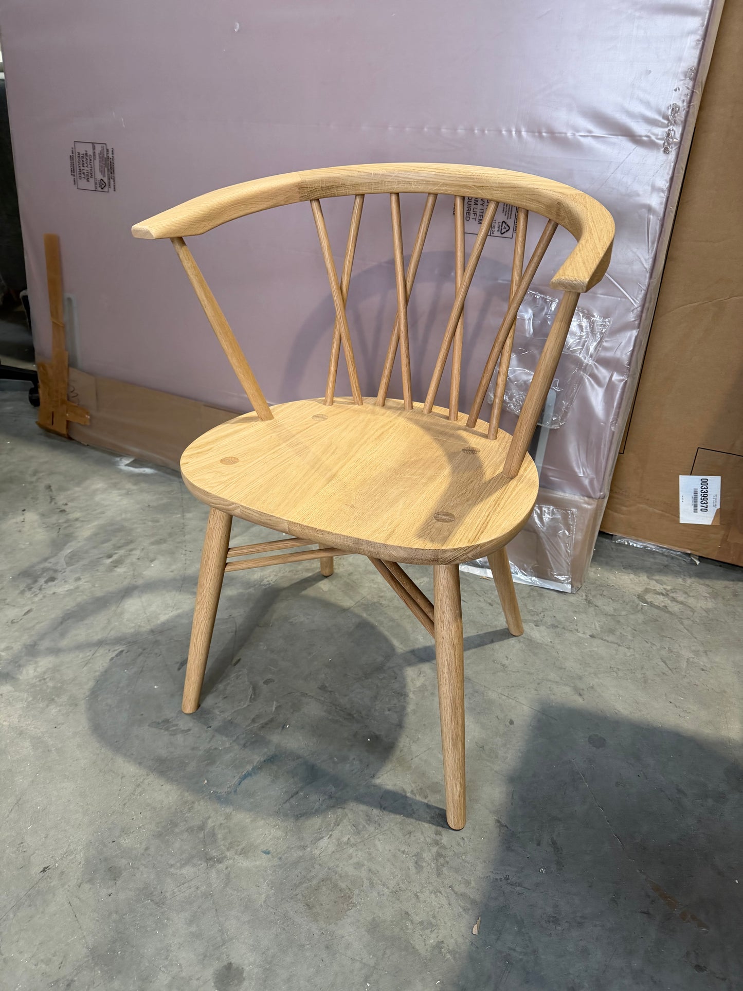 ercol for John Lewis Shalstone Dining Armchair, Oak