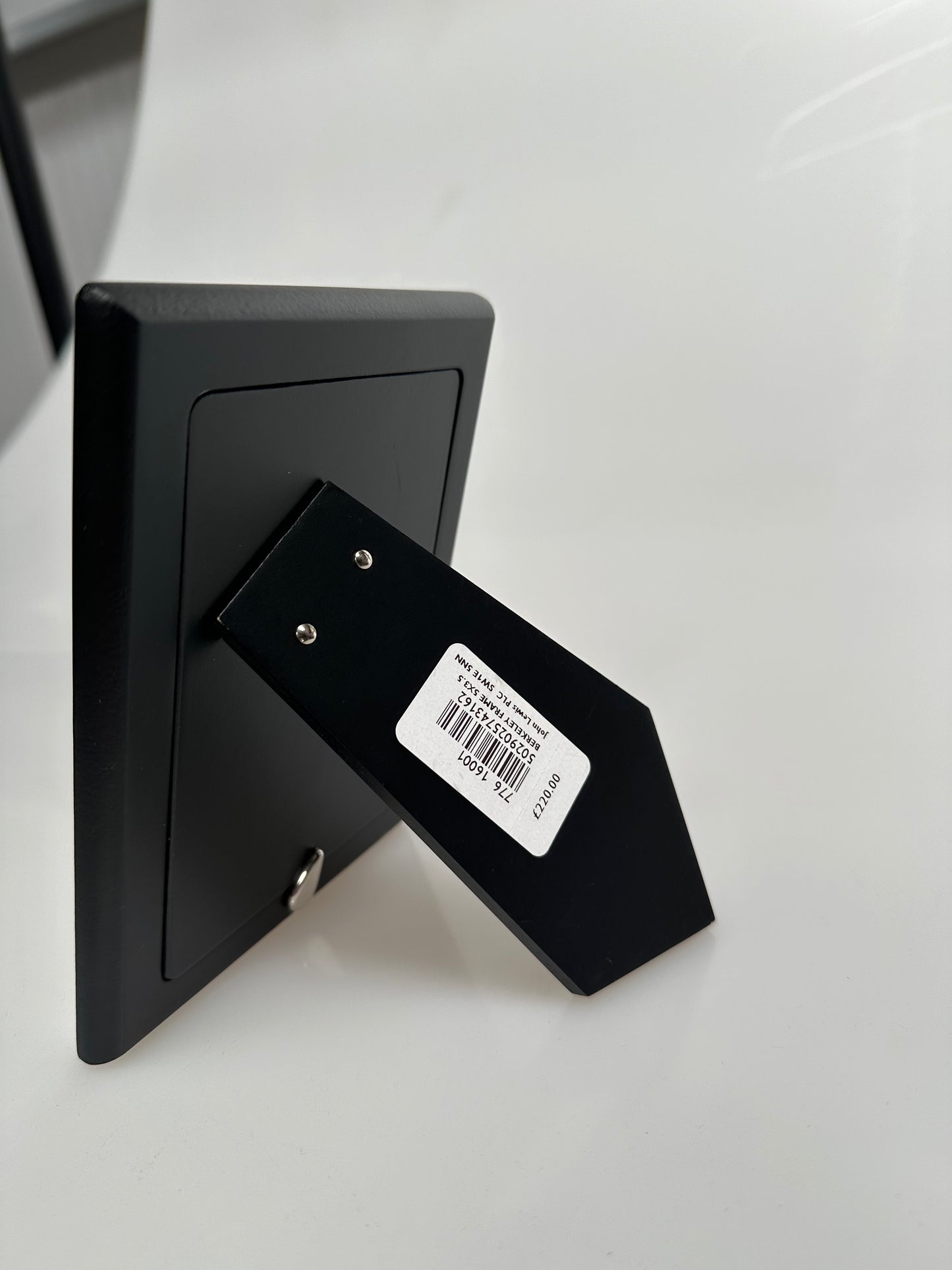 Carrs Berkeley Plain Photo Frame, Sterling Silver, 3.5 x 5" (9 x 13cm)