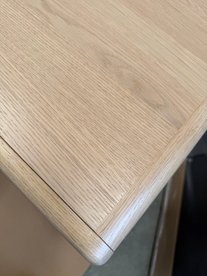 John Lewis Rattan 5 Drawer Tallboy Chest, Oak