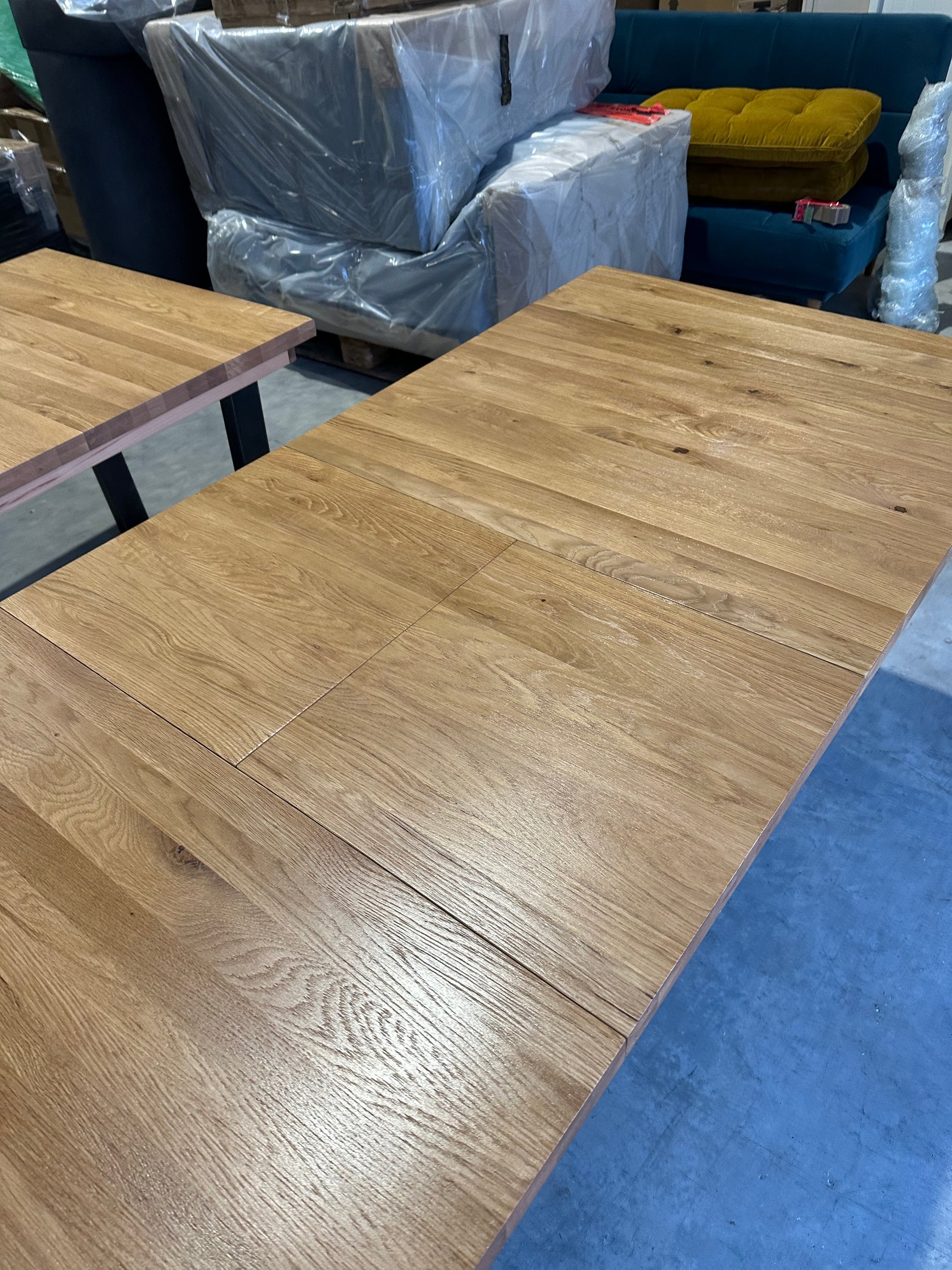 John Lewis Calia 8-10 Seater Extending Dining Table, Solid Oak