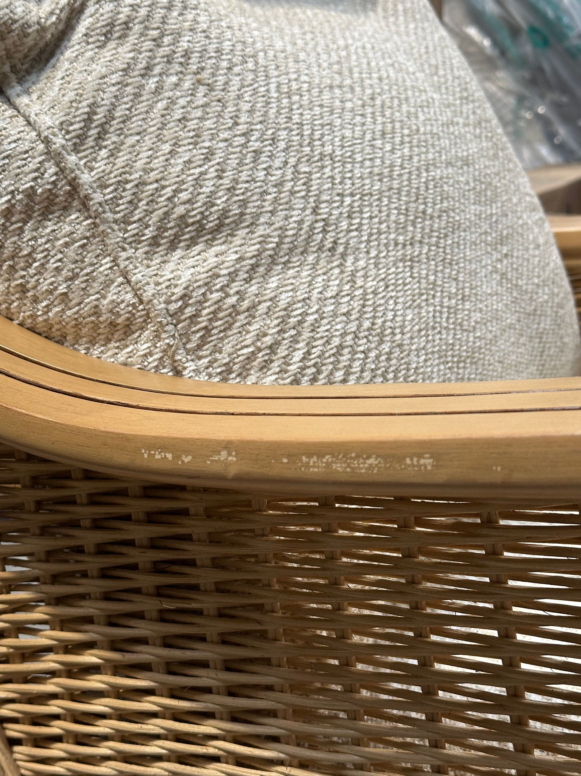 Desser Turin Rattan Lounge Chair, Natural