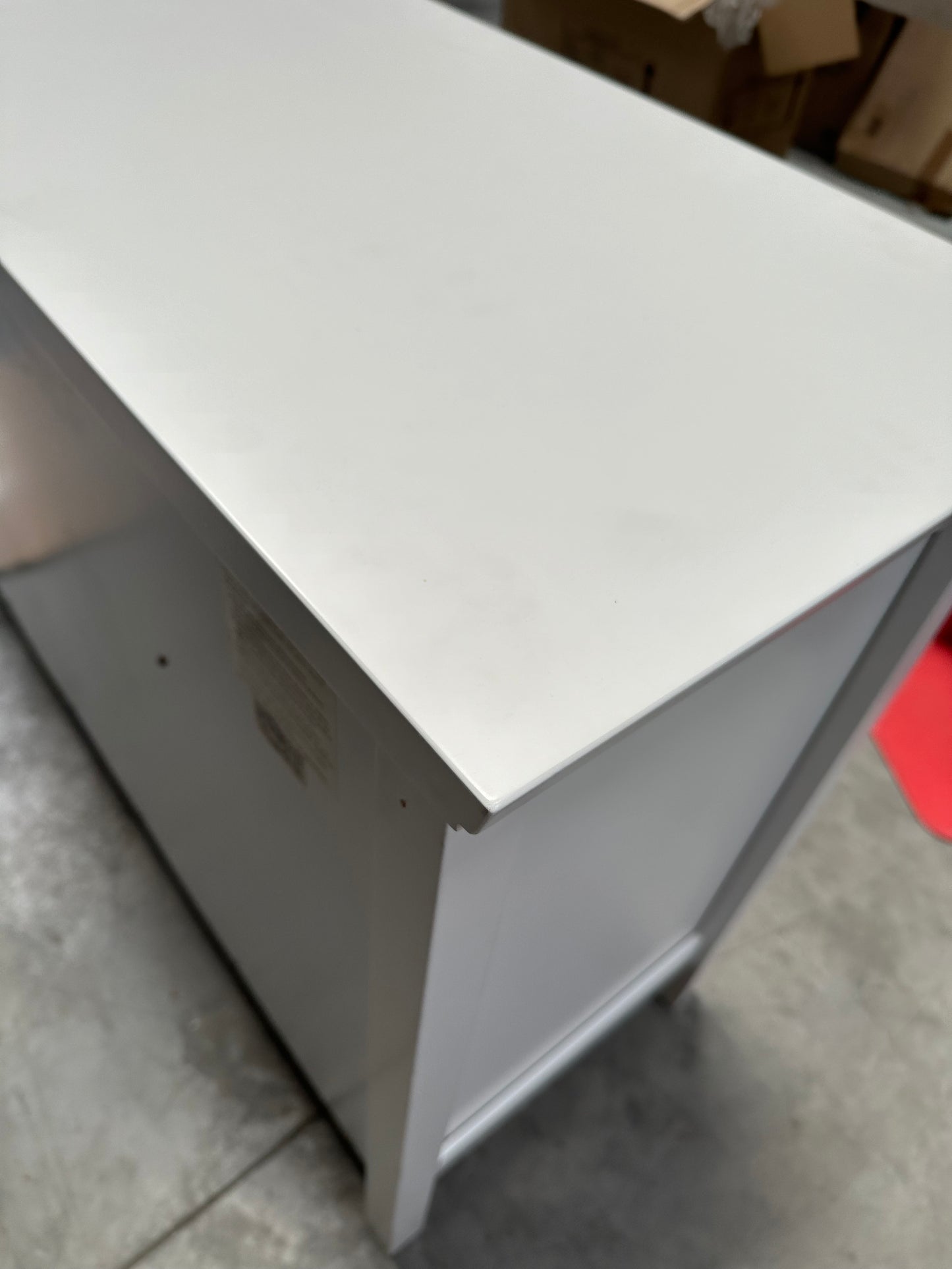 John Lewis Chest of Drawer White Wilton 7 Drawer Chest