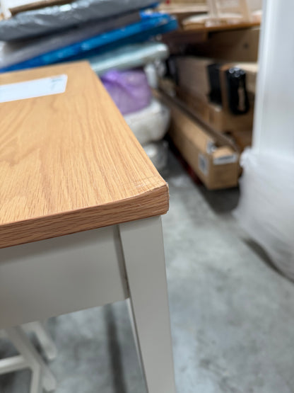 John Lewis Wilton Breakfast Bench with 2 Stools Linen